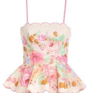 Zimmermann Raie Scalloped Top